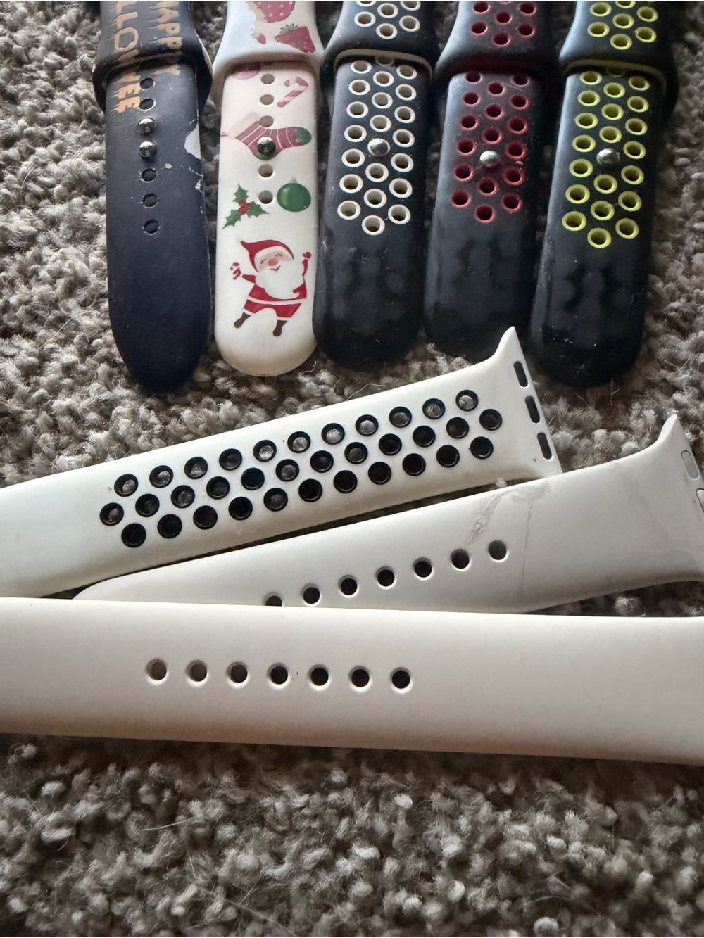 Lot of 13 Apple Watch Bands-44mm/45mm/49mm-New & Used-Various colors - Picture 4 of 6